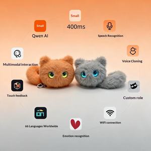 Peluche AI Adorabile Gatto Peloso Portachiavi, Peluche ChatGPT da 15 cm (5,91 pollici) con Intelligenza Artificiale, Robot AI Intelligente, Giocattoli AI - Product Image 3