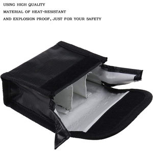 ถุงเก็บแบตเตอรี่กันไฟ ถุงเก็บแบตเตอรี่แบบกันไฟ กันระเบิด ป้องกันการชาร์จ สำหรับป้องกันแบตเตอรี่ Li-po - Product Image 5