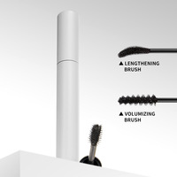 Mascara personnalisé en gros avec brosses et emballages sur mesure, mascara longue tenue, recourbant et volumisant, approvisionnement direct usine