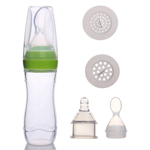 Productos de silicona <span class=keywords><strong>para</strong></span> bebé, alimentador de comida <span class=keywords><strong>para</strong></span> bebé, botella con cuchara tensora <span class=keywords><strong>para</strong></span> bebé, venta al por mayor - Product Image 4