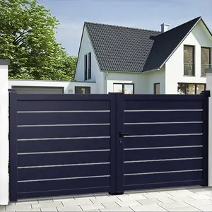 Recinzioni e cancelli in alluminio personalizzati per case cancello orizzontale in alluminio