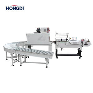 Machine d'emballage automatique à film rétractable en L, équipement de scellage professionnel en L pour film POF/PVC de qualité alimentaire et carton - Product Image 1