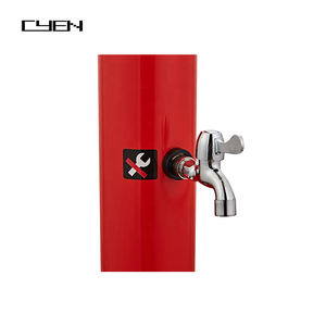 <span class=keywords><strong>Douche</strong></span> <span class=keywords><strong>solaire</strong></span> de camping de jardin en plein air de forme ronde <span class=keywords><strong>rouge</strong></span> Offre Spéciale de 20L avec lave-pieds pour la plage, la piscine et le jardin - Product Image 3