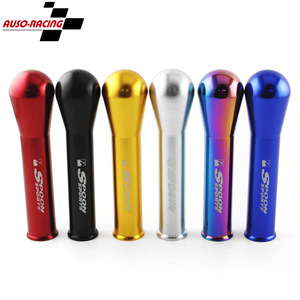 Spoon Sports Aluminum Alloy Round Head Gear <b>Shift</b> <b>Knob</b> Extended Racing Car Modification Universal Fit PDT21 - Product Image 1