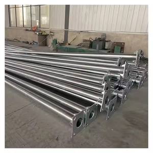 Fabricants rond 3m 5m 6m 8m 9m 10m métal galvanisé à chaud lampadaire de jardin extérieur LED lampadaire solaire à vendre - Product Image 1