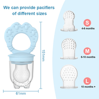 Kingkam-Tétine souple en silicone pour bébé, jouet à mâcher pour soulager la dentition