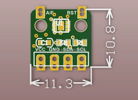 GT-HT30 SHT30 Module de capteur de mesure numérique de température et d'humidité de haute précision Interface IIC I2C