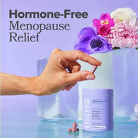 Vitaminas Veganas en Gomitas para la Menopausia con Cohosh, Alivian los Brotes de Calor y los Trastornos Nocturnos, Suplemento para el Equilibrio Hormonal Femenino, Compatible con Dropshipping