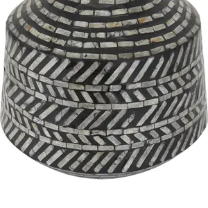 Top Vente Mère de Perle Incrustation Vase Moderne Pour Fleur Décor Table Et Maison OEM Personnaliser Paquet au Vietnam Usine Directement - Product Image 2