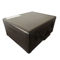Boîte de rangement pour cartes de jeu et cartes de sport en aluminium de luxe sur mesure avec fermeture à bouton