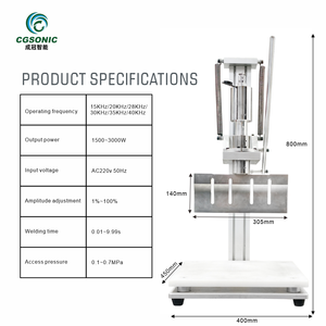 Máquina de <span class=keywords><strong>Corte</strong></span> Ultrasónico de Alimentos de 28Khz y 1500W para Cortar Pasteles, Dulces y Confitería con Precisión y Eficiencia - Product Image 2