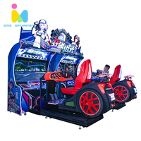 AMA 55 HD Screen Coin Games Arcade Racing Car Games Simulator Driving Storm the Streets Arcade Car Racing Game Machine