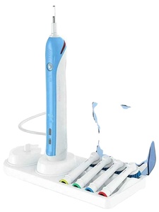 <span class=keywords><strong>Soporte</strong></span> para cepillo de dientes eléctrico <span class=keywords><strong>Oral</strong></span> <span class=keywords><strong>B</strong></span>, base de <span class=keywords><strong>soporte</strong></span>, cubierta para cabezales de cepillo de dientes con orificio para cargador, para baño - Product Image 4