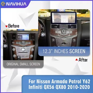 Navihua Android 12.3 Navigation Car Stereo Car DVD Player Car DVD Player for Nissan Armada Patrol Y62 Infiniti QX80 Stereo - Product Image 3