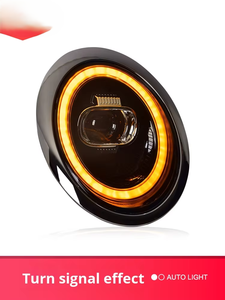 Para <span class=keywords><strong>BMW</strong></span> <span class=keywords><strong>MINI</strong></span> <span class=keywords><strong>R50</strong></span> montaje de faros R52 lente LED modificada 12V circulación diurna y luz de señal de giro condición nuevo Plug and Play - Product Image 5