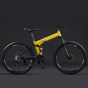 Vélo de montagne portable de <span class=keywords><strong>taille</strong></span> de roue de 26 <span class=keywords><strong>pouces</strong></span> de haute qualité 21 24 <span class=keywords><strong>27</strong></span> vitesses vélo vtt vélo pliant en acier pour adultes - Product Image 4