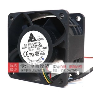 เดลต้า AFC0612DE 6038 12V 1.80A พัดลมระบายความร้อนแบบไร้แปรงถ่าน DC สำหรับการใช้งานความเร็วสูง - Product Image 3