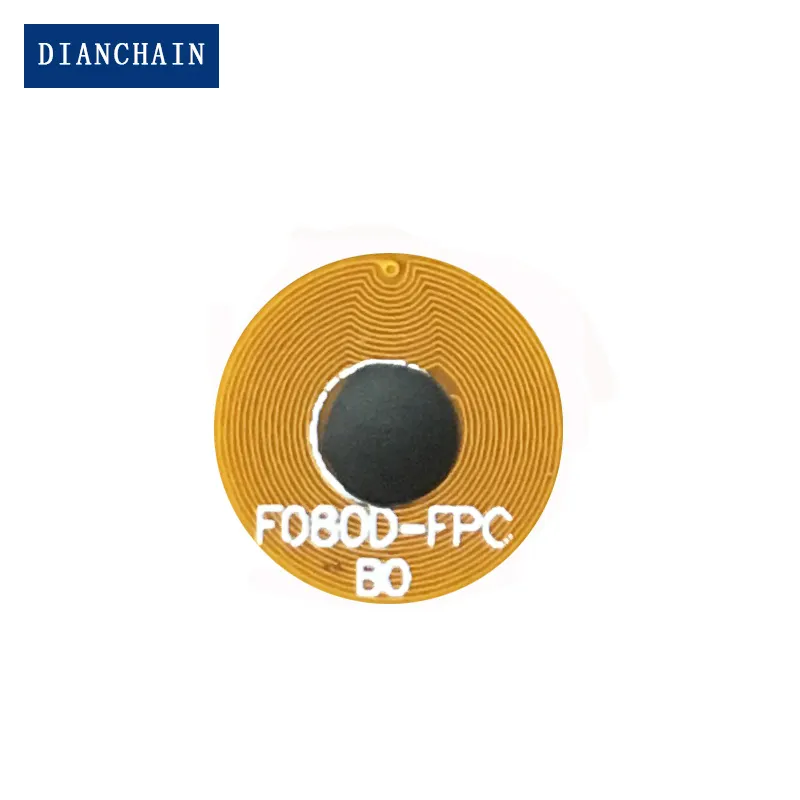 RFID高温耐性書き込み可能13.56MhzFPC最小NFCタグ