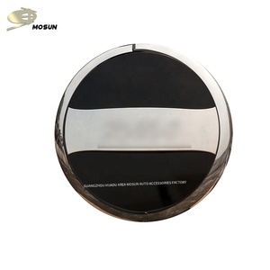 MOSUN ฝาครอบยางสำรอง Abs,อะไหล่ <span class=keywords><strong>Chrome</strong></span> กระเป๋าเก็บฝาครอบล้อ4X4สำหรับ Toyota Rav-4 1996-2000 - Product Image 2
