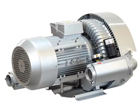 Souffleur d'air annulaire régénératif industriel à double étage, personnalisable, électrique AC, 10 CV, moteur 100 % cuivre, haute performance, direct usine