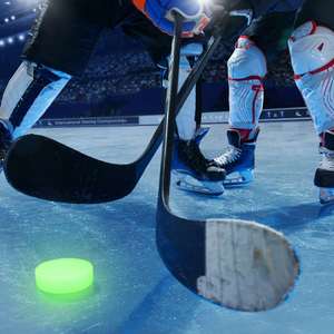 Puck en PVC Luminescent pour Jeux Nocturnes, Ballon de Sport pour Hockey sur Glace et sur Gazon - Product Image 5