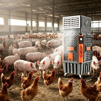 Refroidisseur portable pour la restauration et les événements en plein air, refroidisseur d'air industriel remorquable avec réservoir de 280 L