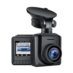 Topley d5 câmera de ré automotiva, filmadora com suporte de canal único, gps, gravação de movimento e visão noturna, full hd 1080p, melhor câmera preta para carro