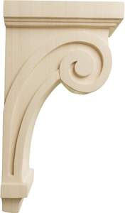 Corbeaux en bois massif de style moderne, classique du milieu du siècle, rustique, surface lisse de 9 pouces, durables, écologiques, installation facile - Product Image 5