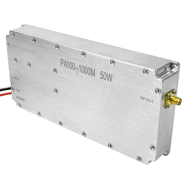 Hot Selling Customizable 100-1000MHz 50W RF Power Amplifier Module for Vehicle Mounted Communication Test
