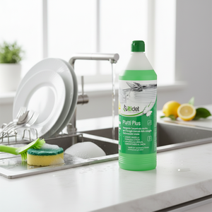 Qualité garantie Itidet FL 12 x 1 L Détergent concentré professionnel écologique parfum citron puissant pour la vaisselle - Product Image 3