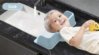 Tapis de lavage capillaire en silicone, support de lavage des cheveux, tapis de salle de bain en silicone, tapis de douche domestique