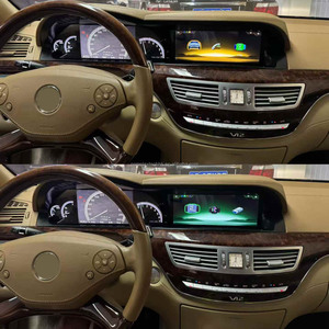 เครื่องเล่นมัลติมีเดียระบบ Linux อัปเกรด GPS ขนาด 12.3 นิ้ว รองรับ Wireless CarPlay สำหรับรถยนต์ Mercedes Benz S-Class W221 ปี 2006-2013 NTG3.0 3.5 - Product Image 2
