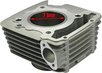 Kit de segments de piston de cylindre de moto en aluminium, kit de gros alésage 4 temps pour Cbx250/Xr250 (73 mm)