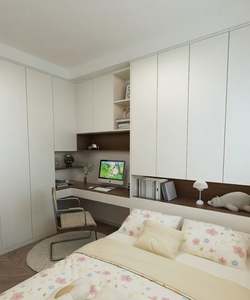 Armario de Dormitorio Infantil Personalizado de Estilo Minimalista Moderno con Diseño de Bloques de Color Avanzados - Product Image 2