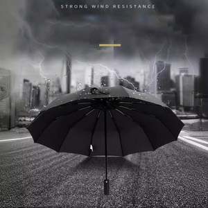 Parapluie pliant résistant au vent 12k, parapluie personnalisé avec logo - Product Image 3