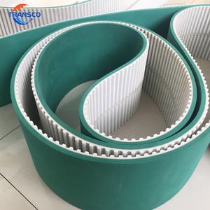 สายพานไทม์มิ่ง PU คุณภาพสูง <span class=keywords><strong>เคลือบ</strong></span>สีเขียว ปิดผิวด้วยวัสดุเคลือบอย่างดี แบบไร้รอยต่อ <span class=keywords><strong>ราคา</strong></span>โรงงาน - Product Image 1