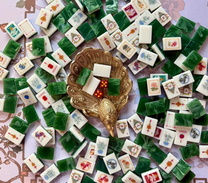 Jeu de Mahjong américain Xusheng <span class=keywords><strong>Casino</strong></span>, style américain, en acrylique sculpté, motif Jade Huocai, best-seller, cadeau - Product Image 5