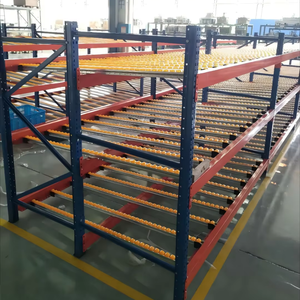 Étagères d'étagères personnalisées Fluent Rack d'entrepôt à glissière roulante avec rail d'écoulement à rouleaux - Product Image 3