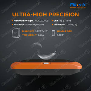 Elitech SRL-100 스마트 냉매 스케일 HVAC 도구 초박형 및 경량 무선 충전 스케일 220LB - Product Image 3