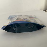 Emballage flexible, sachet debout avec fermeture éclair et fenêtre pour trousse de premiers soins, produits de premiers soins