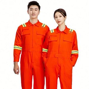 Design Cotton Mining Uniform Long Sleeve Work Wear Custom Logo Industrial Engineering Workwear Uniform Safety Work Shirt - Product Image 3
