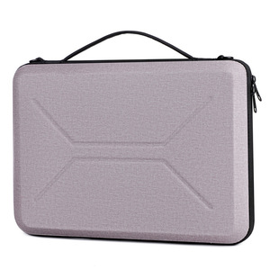 Sac pour ordinateur portable résistant aux chocs, mallette d'affaires portable, grande capacité, coque rigide en EVA, sac bandoulière, mallette en aluminium - Product Image 5