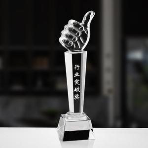 Trofeo Deportivo <span class=keywords><strong>de</strong></span> Cristal Personalizado HBL con Diseño <span class=keywords><strong>de</strong></span> Pulgar Arriba, Premio para Competiciones <span class=keywords><strong>de</strong></span> Liga, Trofeo <span class=keywords><strong>de</strong></span> Victoria Transparente K9 - Product Image 3