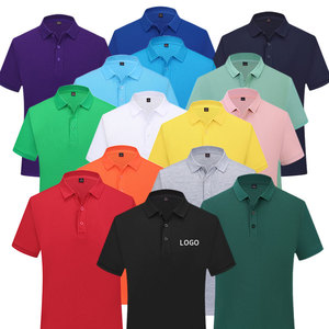 Customized Wholesale Commercial Advertising Promotion Polo Shirt Uniform Printed Embroidered Logo Work Clothes Men's Polo Shirts