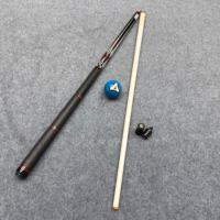 Queue de billard BLUE CARDAMOM Premium, tube entièrement en carbone, fût en érable, embout en ébène, incrustations exotiques, faible déflection, pointe de 12,5 mm pour adultes