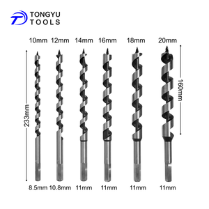 ชุดดอกสว่านเจาะไม้หกเหลี่ยม 6 ชิ้น แบบปลายแหลมเดี่ยว ขับเจาะเอง สำหรับเจาะไม้ลึก พร้อมกล่องพลาสติก - Product Image 2