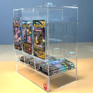 SHP Meilleures Ventes 6 Et 3 Slot Acrylique Pokemon TCG <span class=keywords><strong>Booster</strong></span> Pack Distributeur De Haute Qualité - Product Image 5