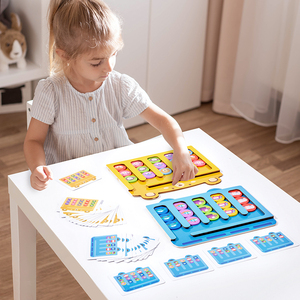Jeu de puzzle éducatif en <span class=keywords><strong>bois</strong></span> en gros pour enfants de 5 à 7 ans, jeu d'animaux à faire marcher, ensemble de combinaison pour l'apprentissage préscolaire précoce - Product Image 4