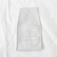 Pochette à bijoux personnalisée en velours avec rabat, surface douce type daim, anti-rayures pour bagues, boucles d'oreilles, colliers