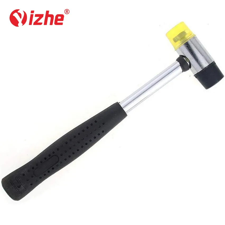 25mm Mini Small Rubber And Nylon Head Face Mallet Hammer Handle Shaft 